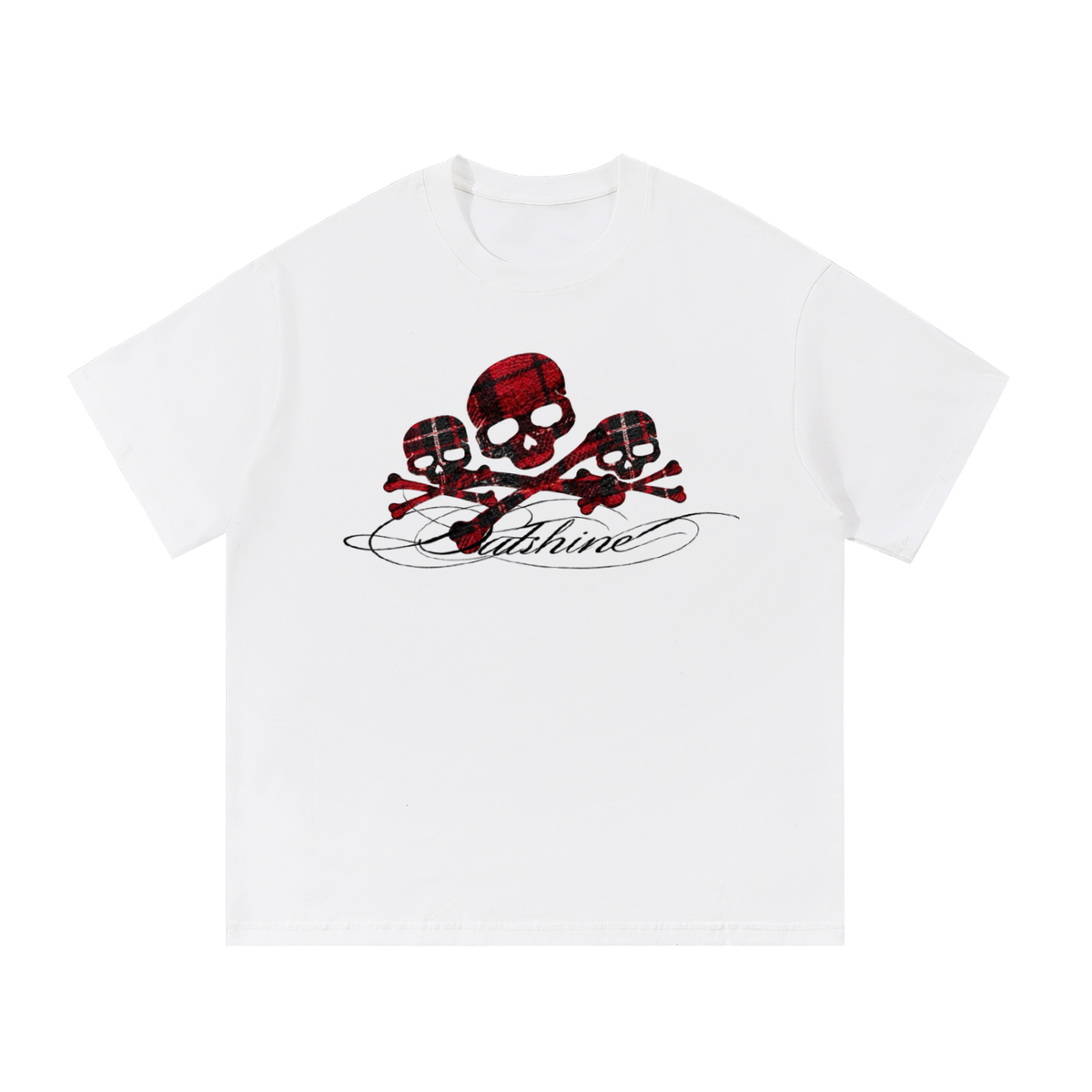 Crimson Red bones Tee