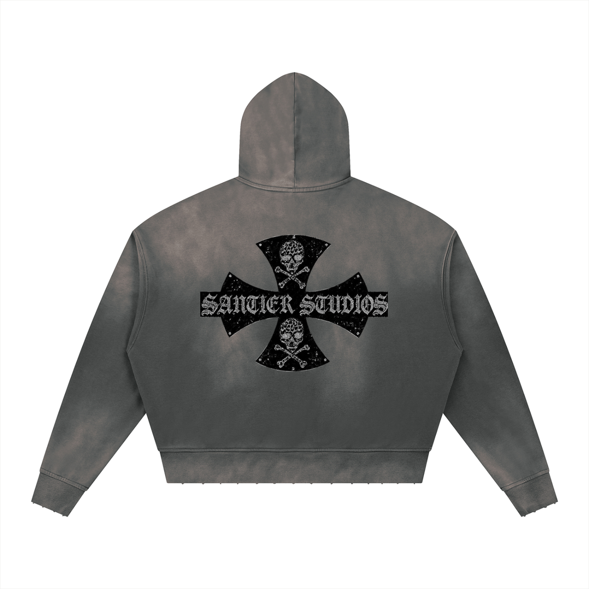 Skull Saints Sunfade Boxy Hoodie
