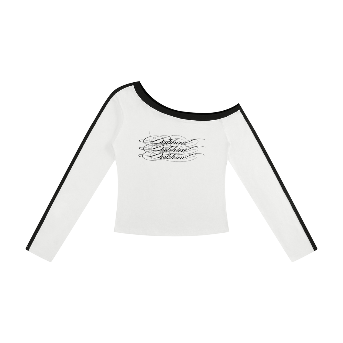 Divine Dalmatian Off-the-Shoulder Shirt
