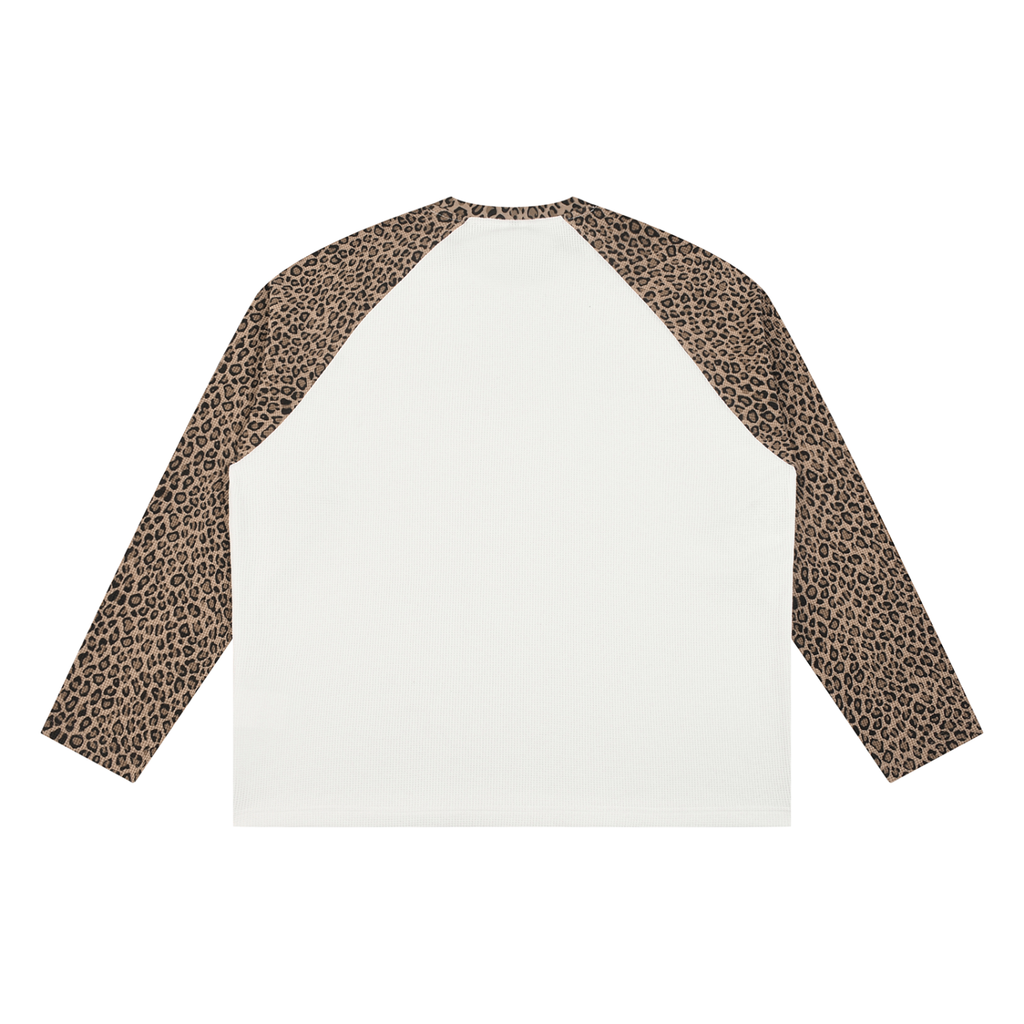 Luxe Leopard Waffle Long sleeve