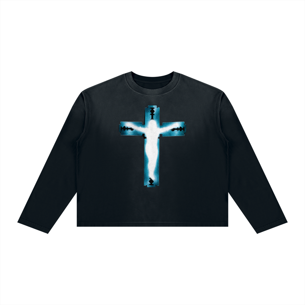 Sacred Radiance Faded Boxy Long Sleeve