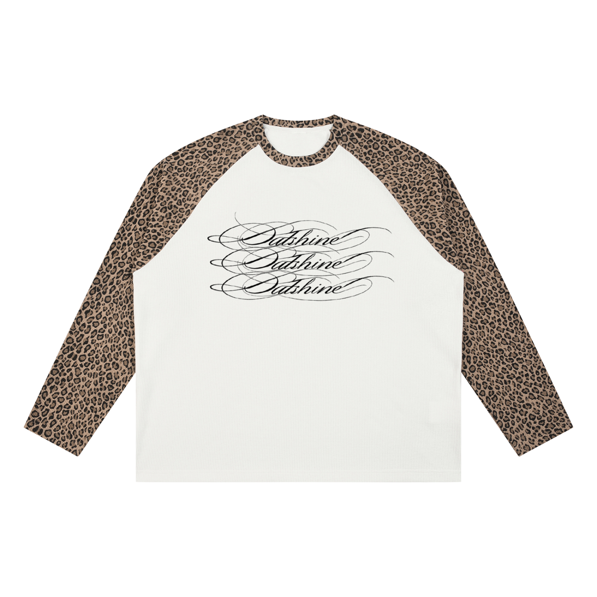 Luxe Leopard Waffle Long sleeve