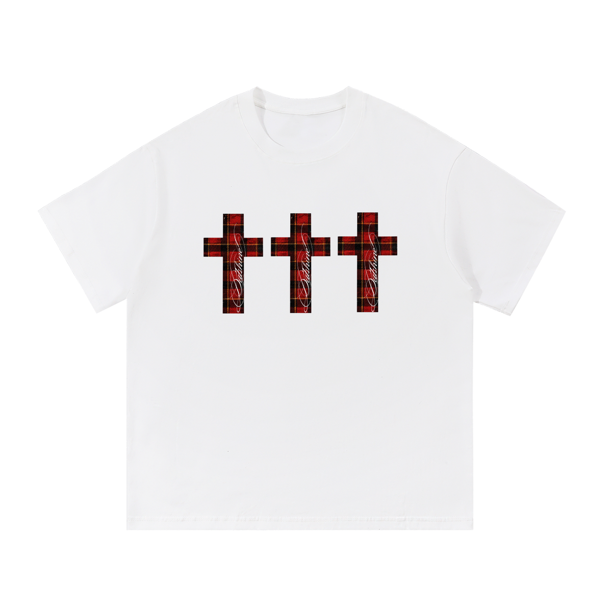 Red Royal Triple Cross Tee