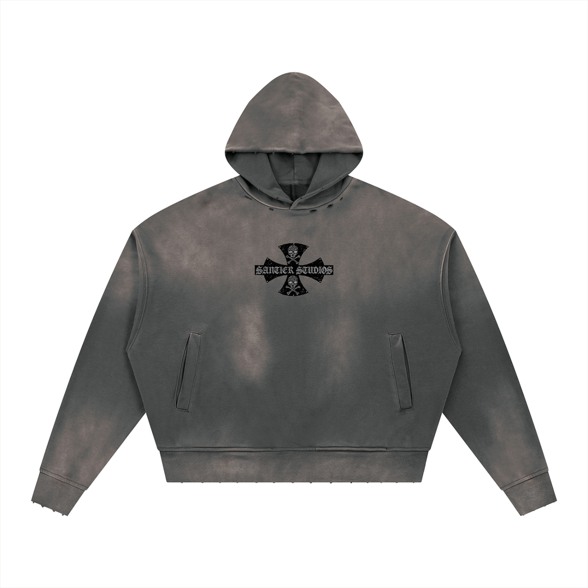 Skull Saints Sunfade Boxy Hoodie