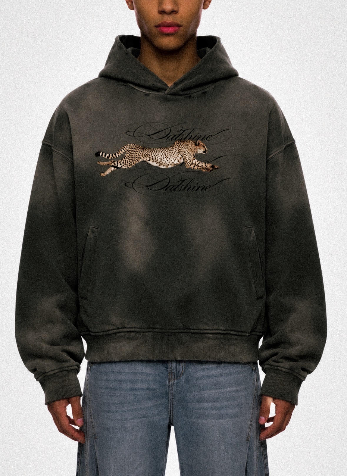 Leopard Élégance Sunfade Hoodie